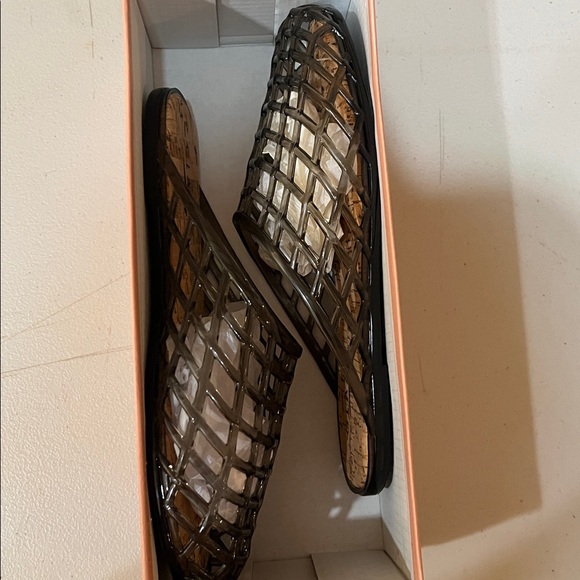 Glaze Black Lattice jelly sleep on sandals size 7 new - Picture 4 of 4